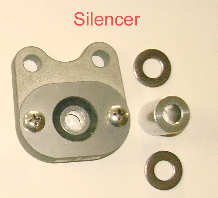 TRX250R Stock Replacement Exhaust Mount - Silencer
