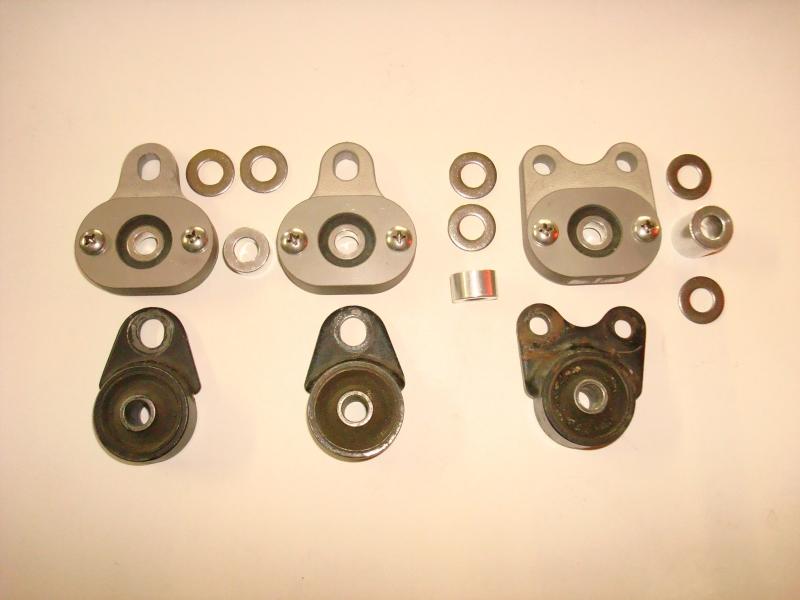  TRX250R Stock Replacement Exhaust Mounts - Complete Set