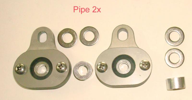 TRX250R Stock Replacement Exhaust Mount - Pipe﻿ (2)