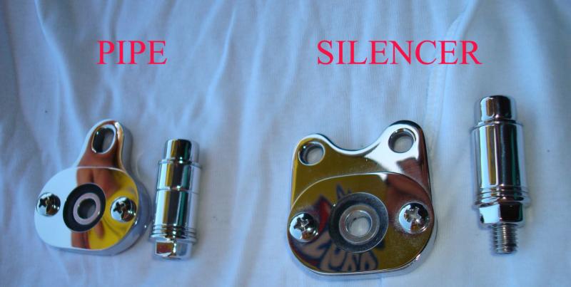 TRX250R Stock Replacement Exhaust Mounts - Pipe & Silencer - Polished
