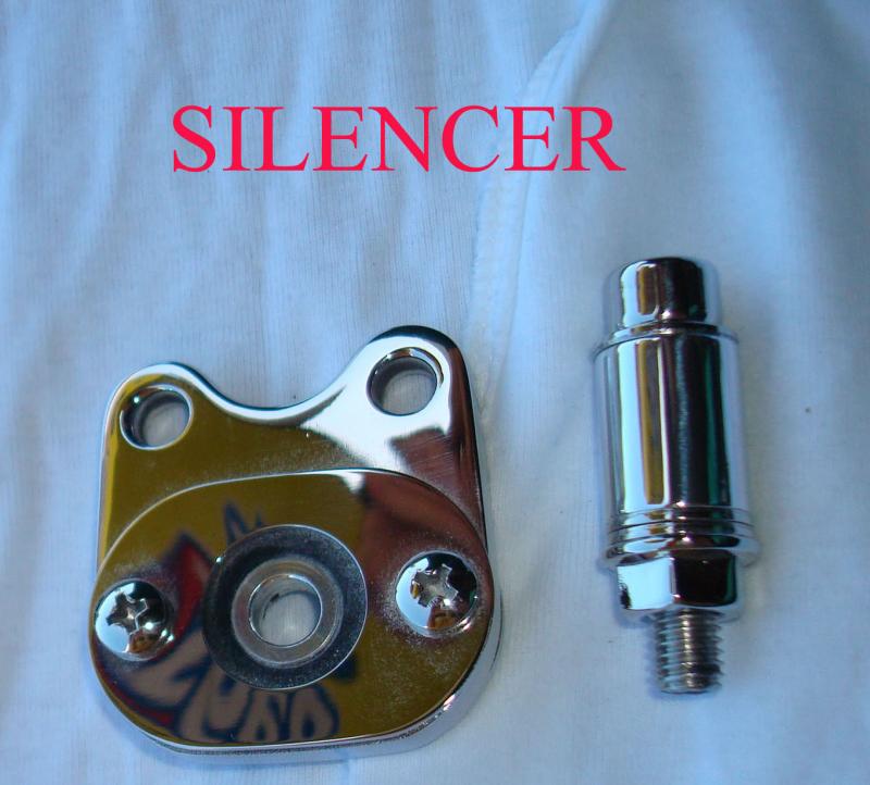 TRX250R Stock Replacement Exhaust Mount - Silencer - Polished